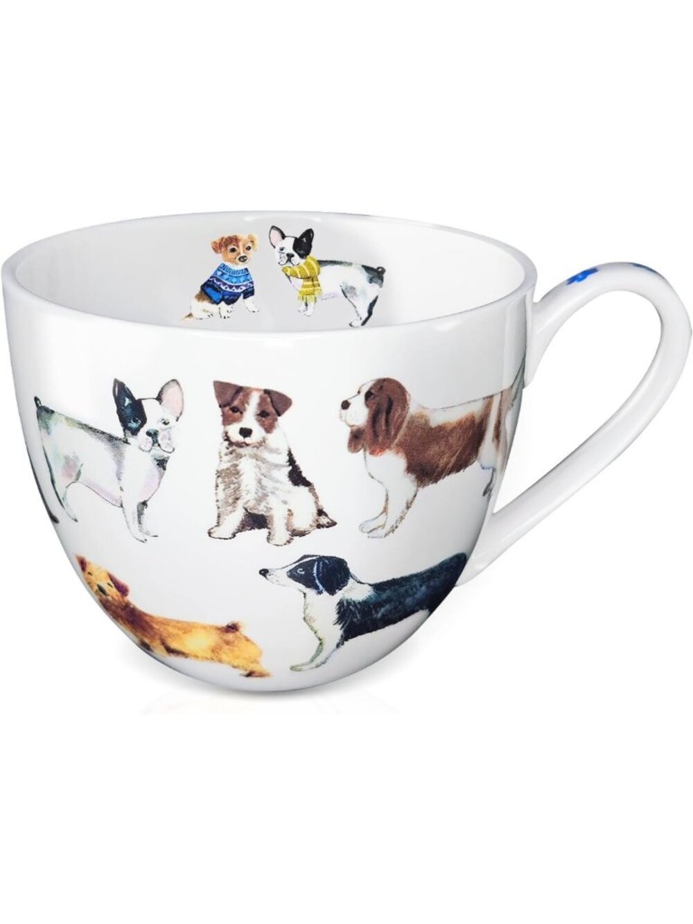 Adorable Dog Lover Mug - 20oz Bone China Coffee & Tea Cup, Perfect Gift for Pet